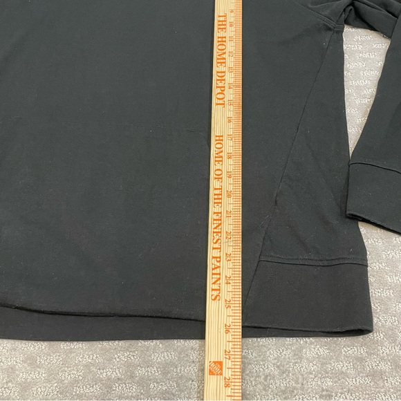 Tapout Mens Solid Black Logo Hoodie Size Large Cotton/poly Pouch Y2K - Picture 3 of 6